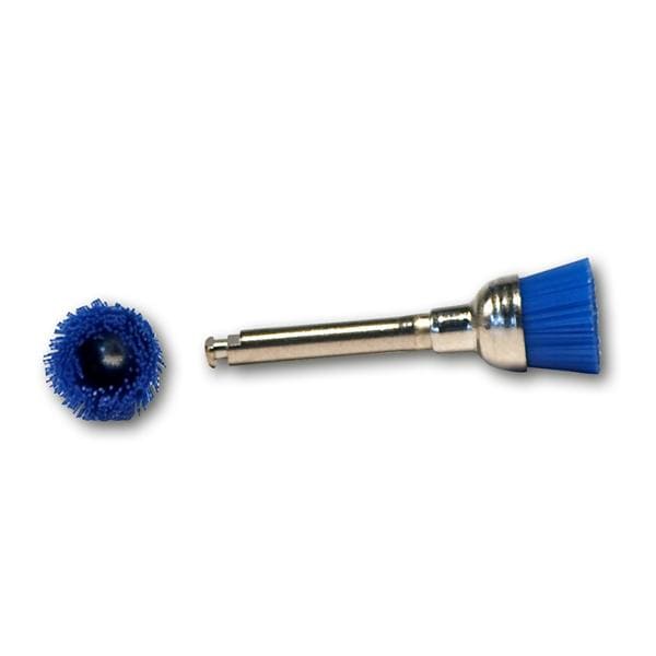 Polijstborstel latexvrij Latch type (RA) - Hard, blauw