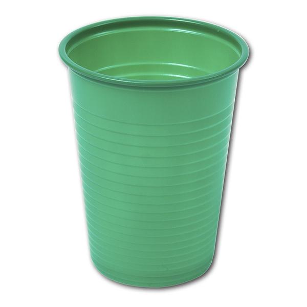 Disposable drinkbekers - groen, 3000 stuks