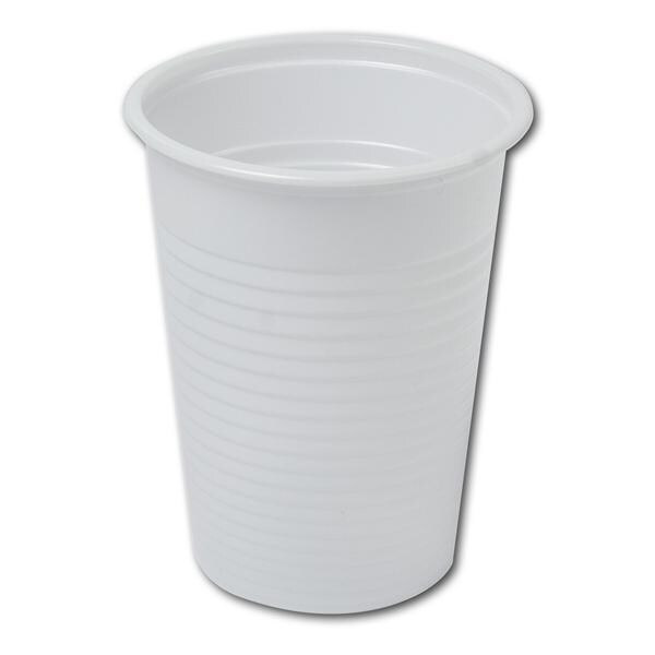 Disposable drinkbekers - wit, 3000 stuks