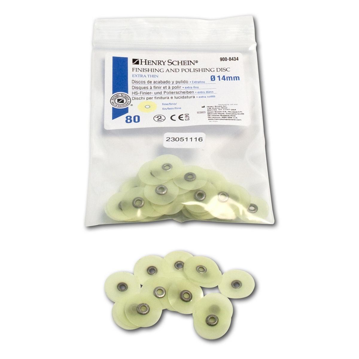 Finishing & Polishing Discs - Extra Thin - Ø 14 mm, fijn/ geel