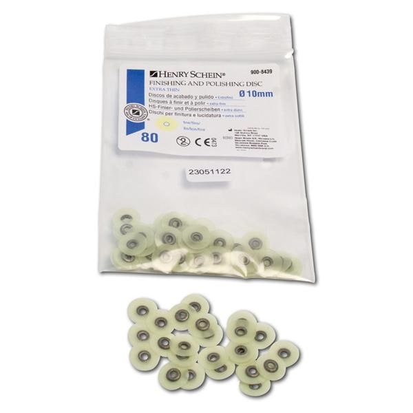 Finishing & Polishing Discs - Extra Thin -  10 mm, fijn/ geel