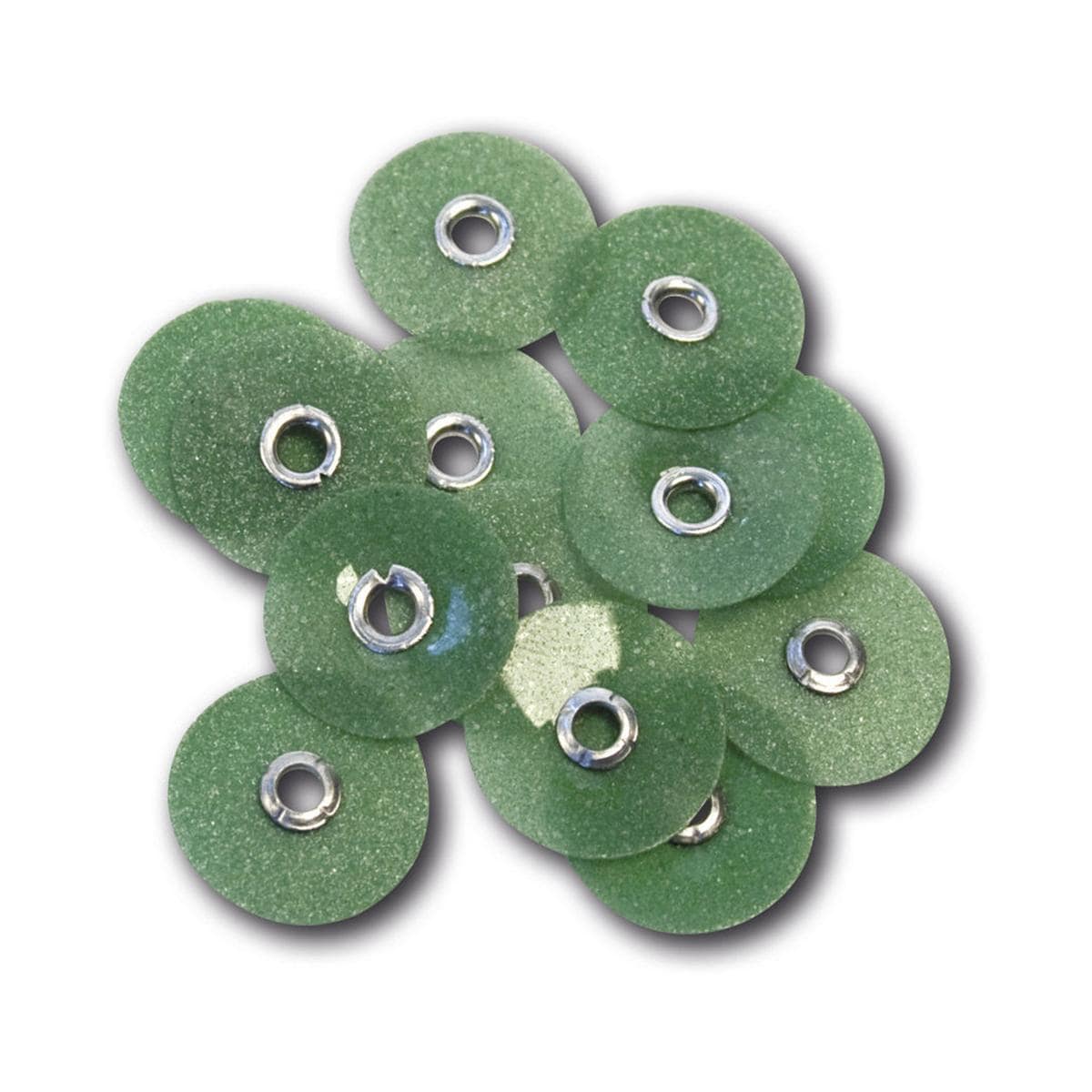 Finishing & Polishing Discs - Ø 9,5 mm, grof/ donkergroen