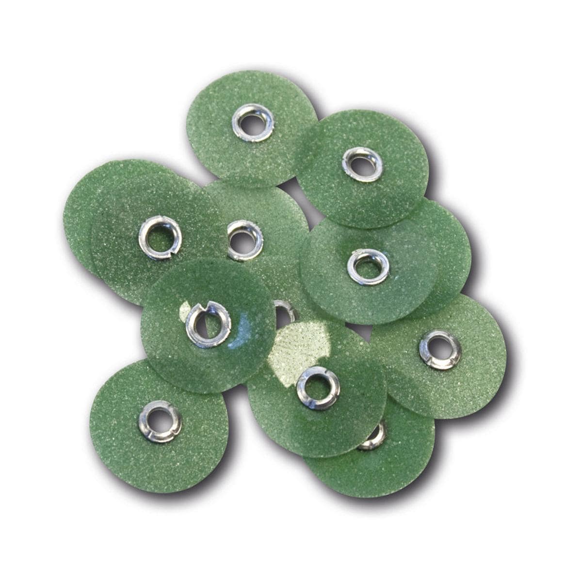 Finishing & Polishing Discs -  12,7 mm, medium/ lichtgroen