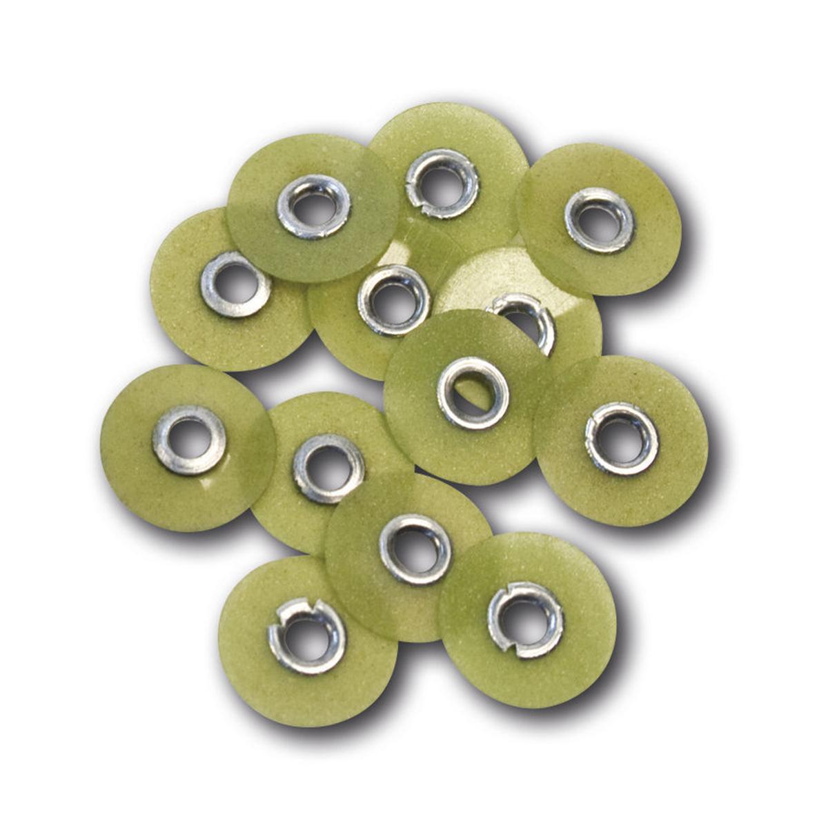 Finishing & Polishing Discs - Ø 9,5 mm, medium/ lichtgroen