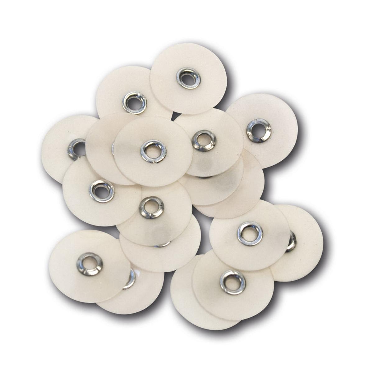 Finishing & Polishing Discs - Ø 12,7 mm, extra fijn/ wit