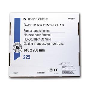 Hygienehoezen - Voor behandelstoel, 61 x 70 cm, rol 225 stuks