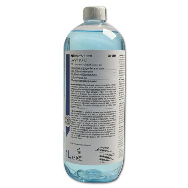 Acclean Mondspoeling alcoholvrij - Fles, 1 liter