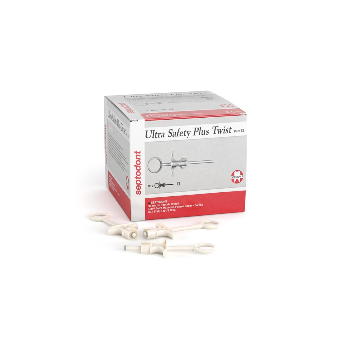 Ultra Safety Plus Twist handvat steriel verpakt - 50 stuks