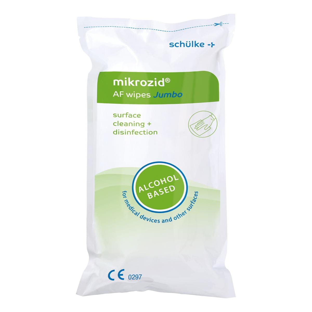 Mikrozid AF Wipes Jumbo - Navulling, 20x20 cm - 220 stuks