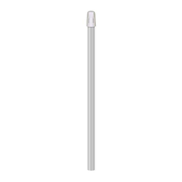 Speekselzuigers met afneembare dop (15 cm) - Transparant, 100 stuks