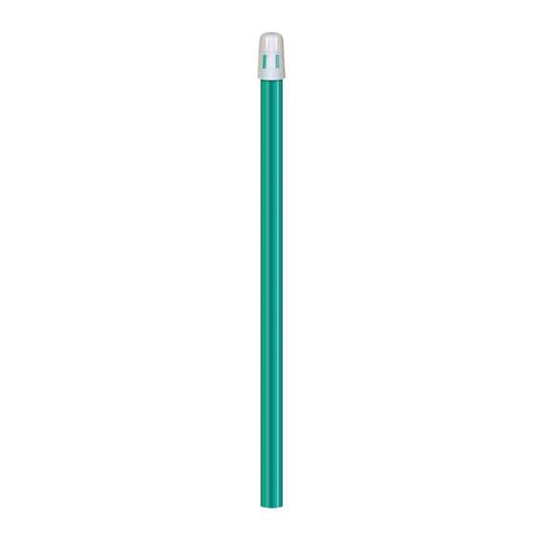Speekselzuigers met afneembare dop (15 cm) - Groen, 100 stuks