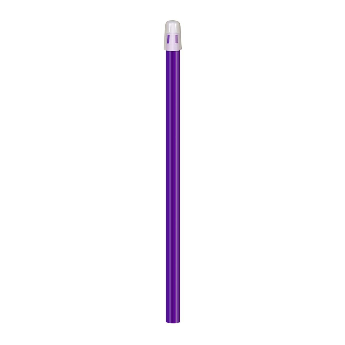 Speekselzuigers met afneembare dop (15 cm) - Lavendel, 100 stuks
