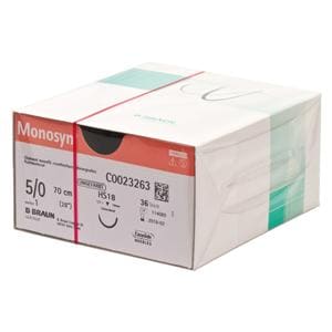 Monosyn - USP 5/0, 36 x 70 cm - naald HS18