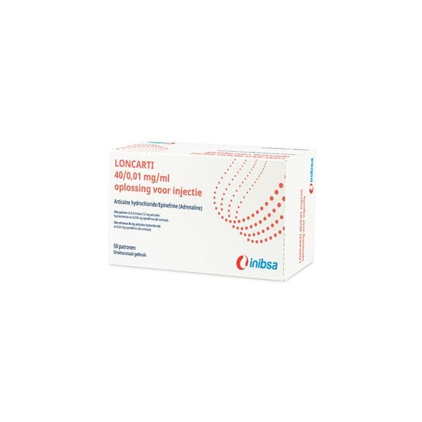 LONCARTI 1:100.000 (40/0,01 mg/ml) - 50x 1,8 ml