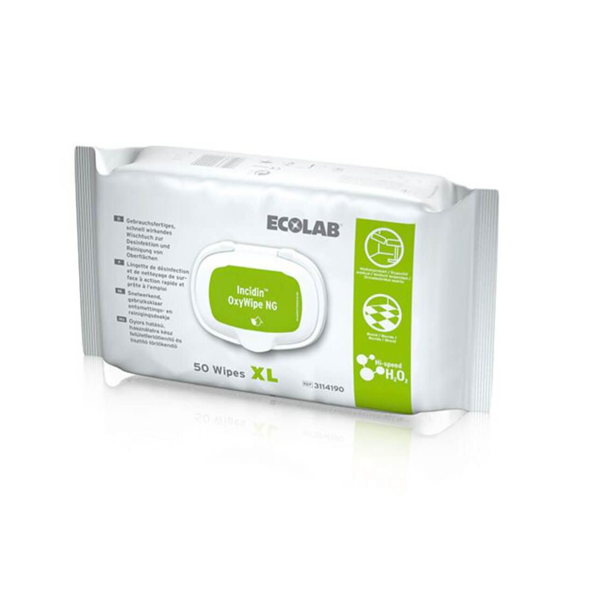 Incidin OxyWipe NG - 25 x 37 cm doekjes, per 50 stuks