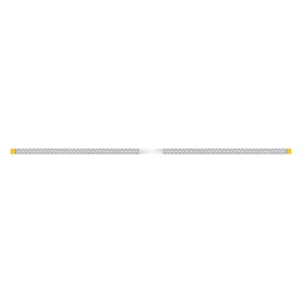 Diamant-strips geperforeerd 2.5mm enkelzijdig, lengte 148 mm - SSP-25F rood - dikte 0.12 mm