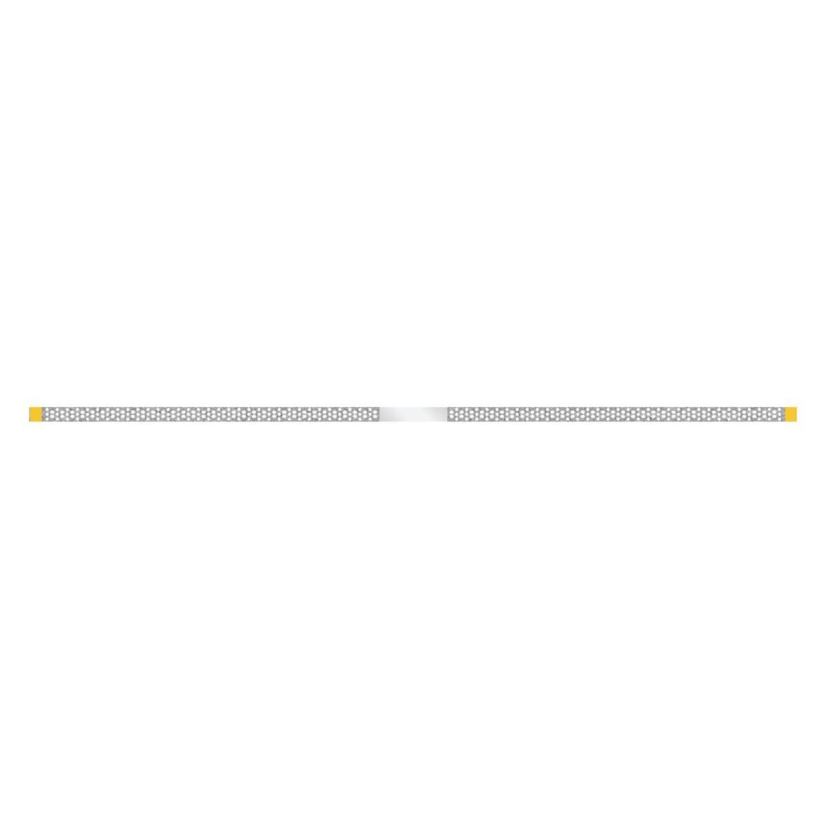 Diamant-strips geperforeerd 2.5mm enkelzijdig, lengte 148 mm - SSP-25M blauw - dikte 0.14 mm