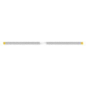 Diamant Strips geperforeerd 4 mm enkelzijdig, lengte 148 mm - SSP-40XF geel, dikte 0.11 mm