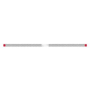 Diamant Strips geperforeerd 4 mm enkelzijdig, lengte 148 mm - SSP-40F rood, dikte 0.12 mm