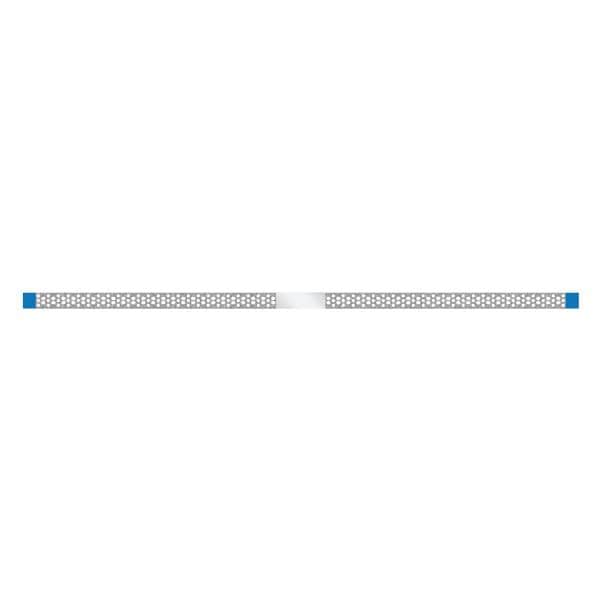 Diamant Strips geperforeerd 4 mm enkelzijdig, lengte 148 mm - SSP-40M blauw, dikte 0.14 mm