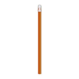 Speekselzuigers met afneembare dop (13 cm) - Oranje, 100 stuks
