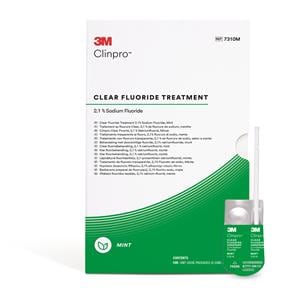 3M Clinpro Clear Fluoride, L-Pop - Mint, Verpakking 100 stuks