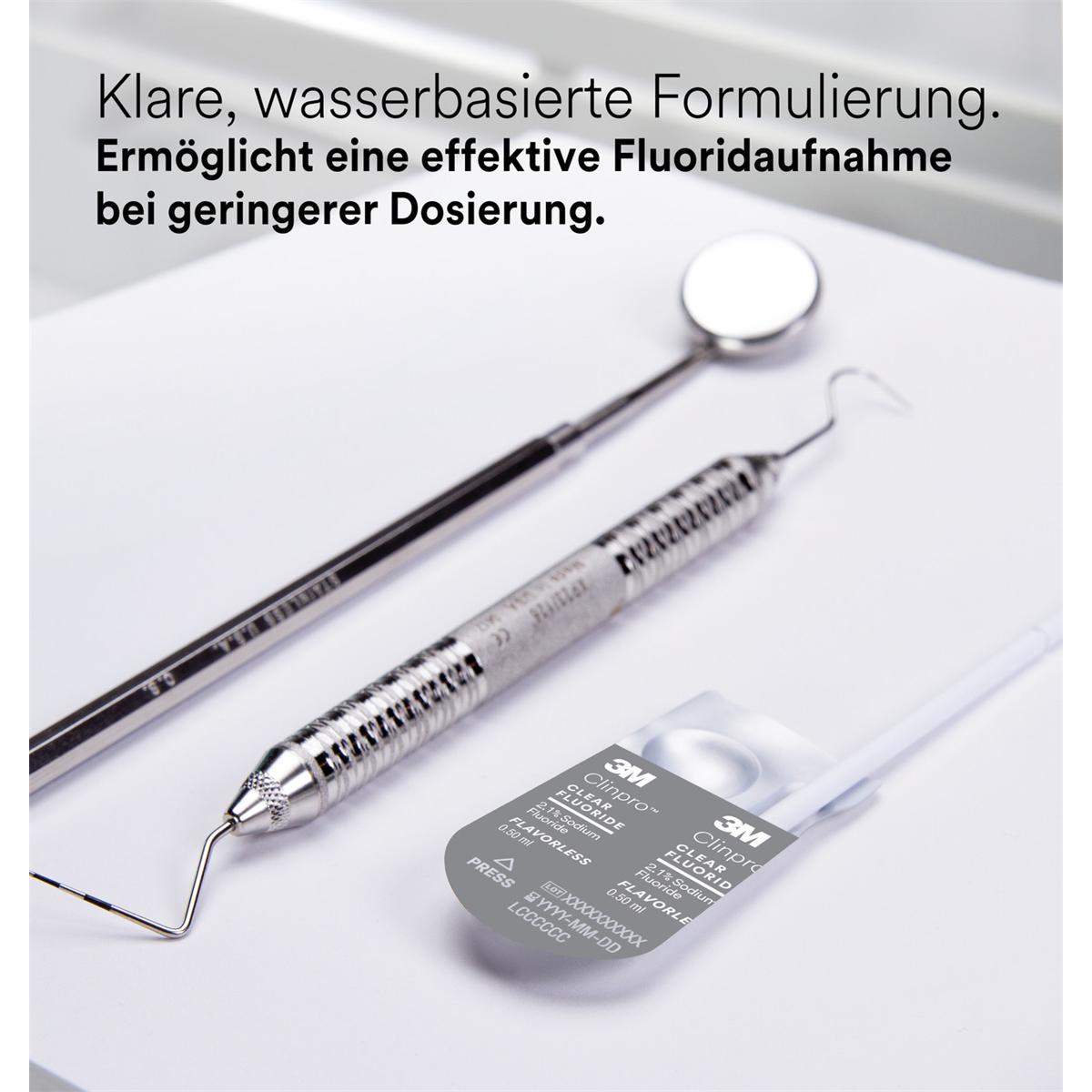 3M Clinpro Clear Fluoride, L-Pop - Neutraal, Verpakking 100 stuks