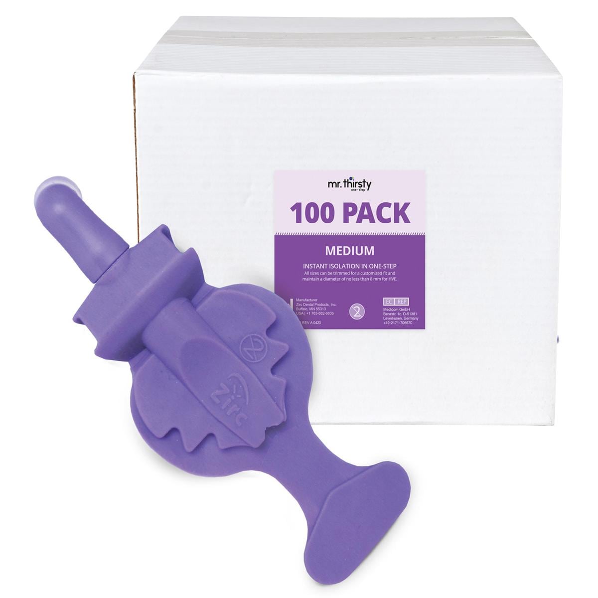 Mr Thirsty One-Step - Medium voor 16mm adapter 100 stuks