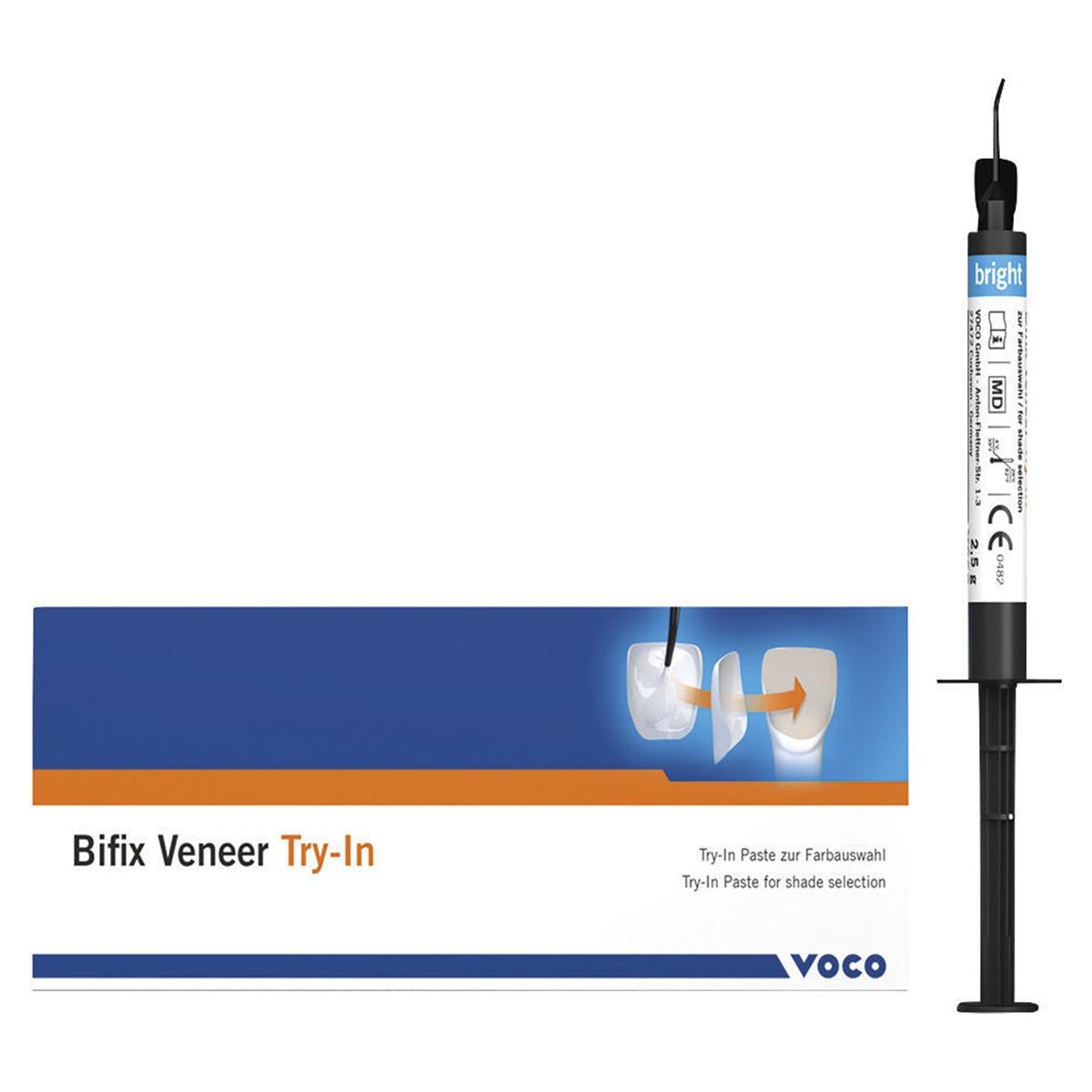 Bifix Veneer Try-In - Bright, spuit 2,5 g