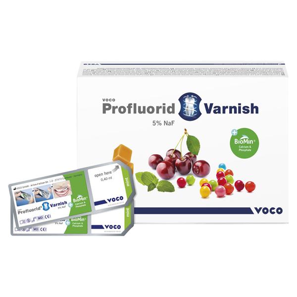 Profluorid Varnish + BioMin, SingleDose - Mint, 50 x 0,4 ml