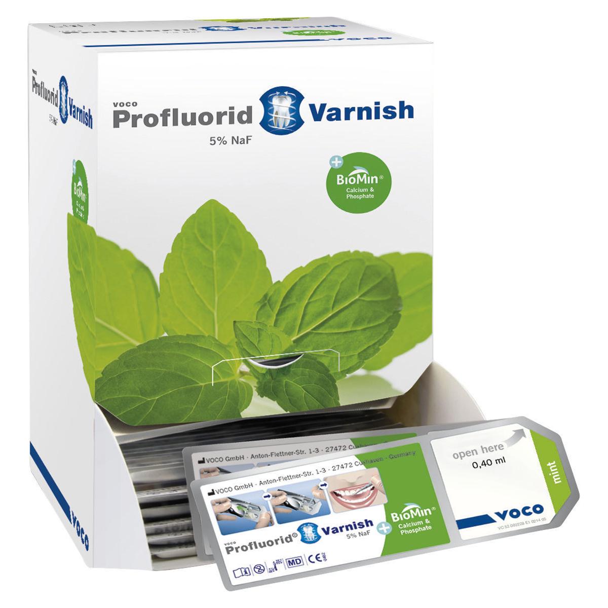 Profluorid Varnish + BioMin, SingleDose - Mint, 200x 0,4 ml