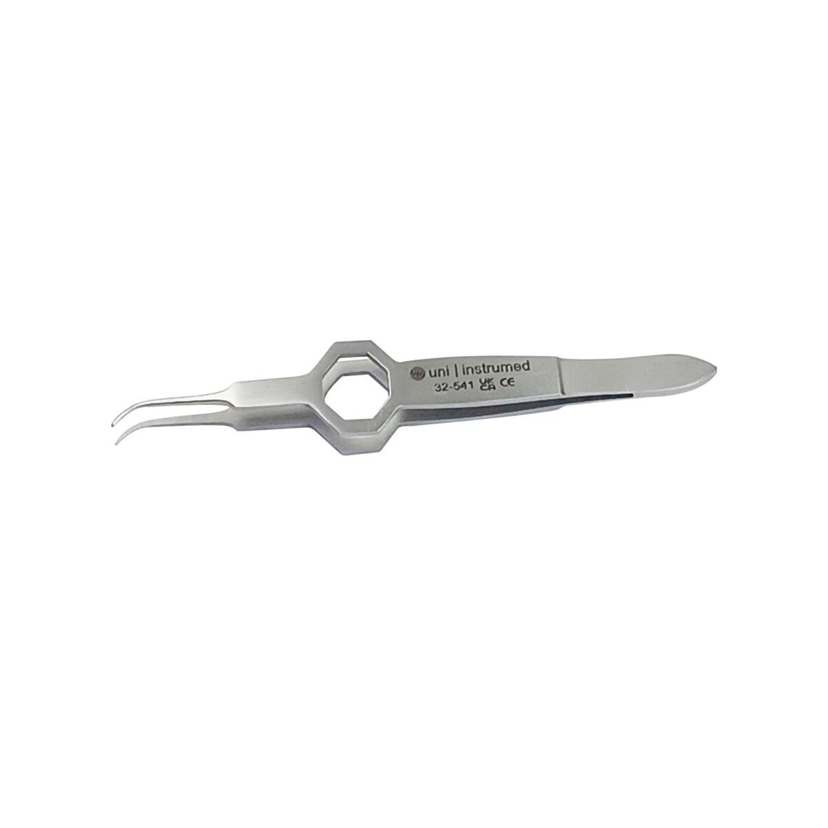 Foerster-pincet gebogen 9,5 cm - 0,5 mm