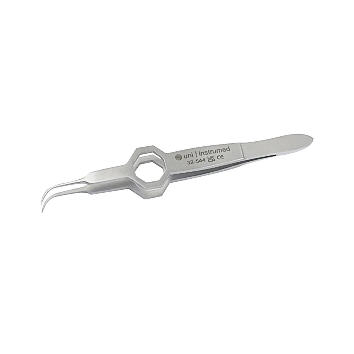 Foerster-pincet volledig gebogen 9,5 cm - 0,5 mm