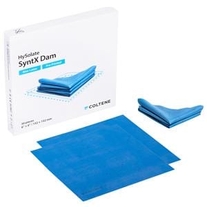 HySolate SyntX Dental Dam non-latex - 152 x 152 mm, 30 stuks