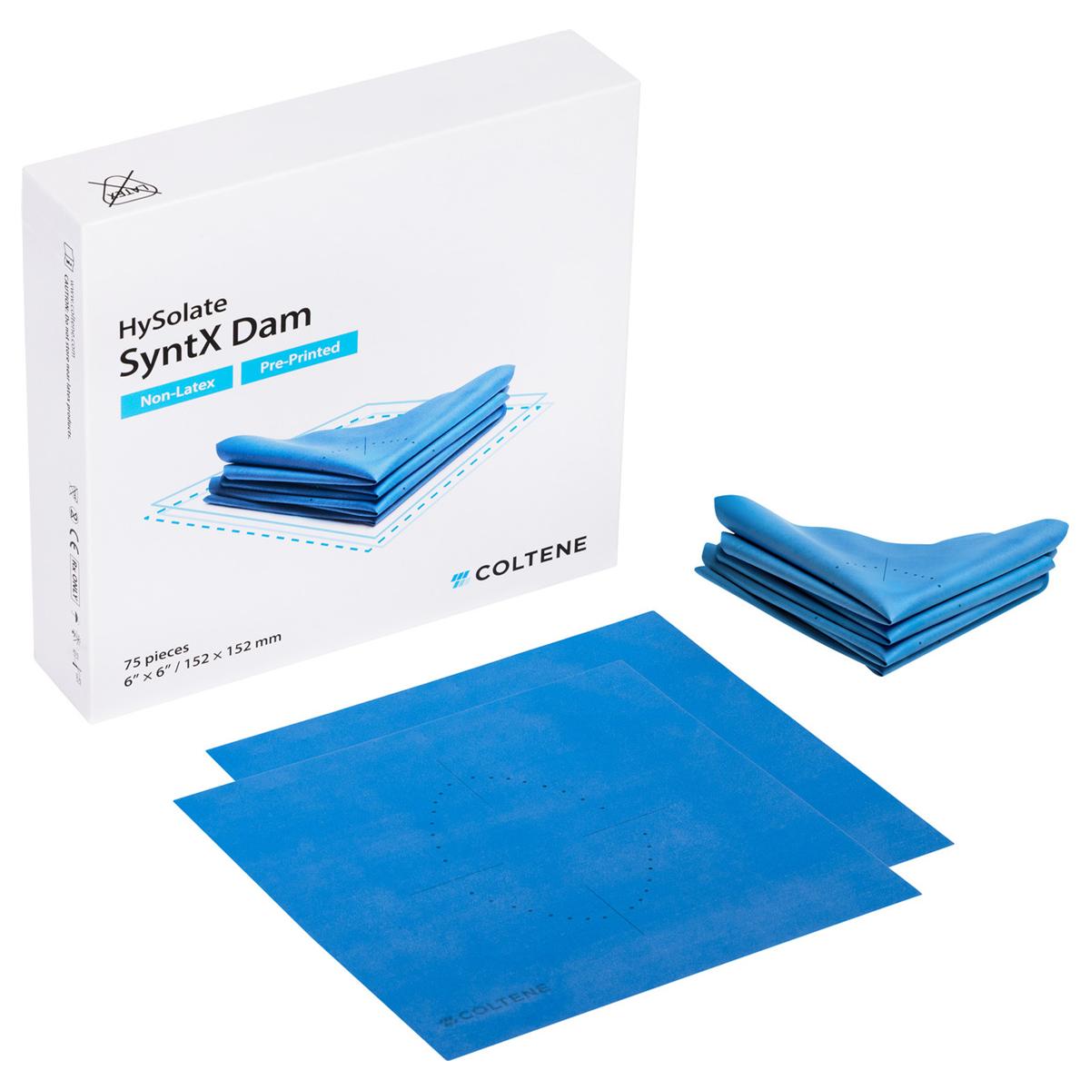 HySolate SyntX Dental Dam non-latex - 152 x 152 mm, 75 stuks