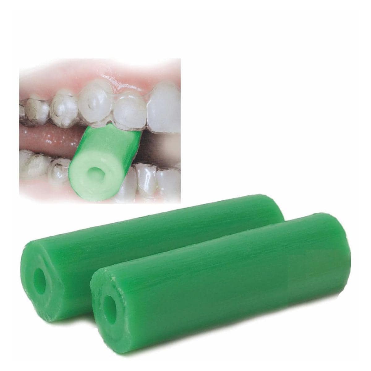 Essix Aligner Chewies - Groen, verpakking 10x 2 stuks