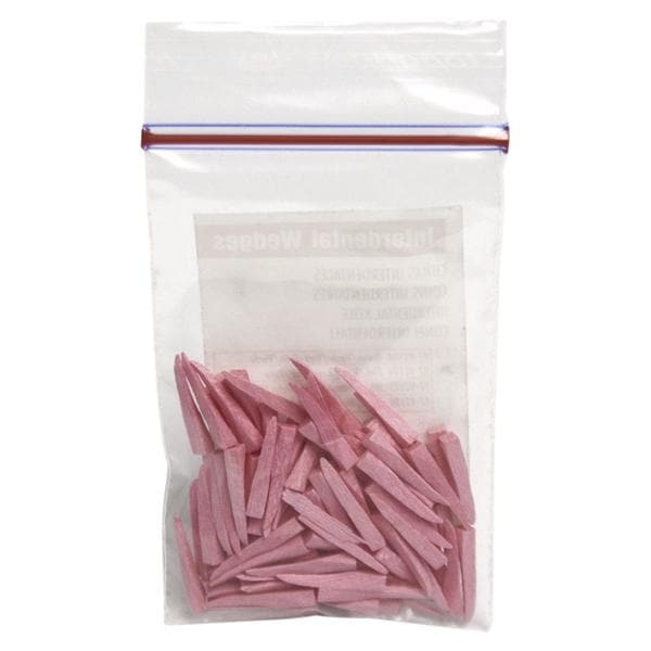Interdentaal wiggen - Maat 2, roze - 100 stuks