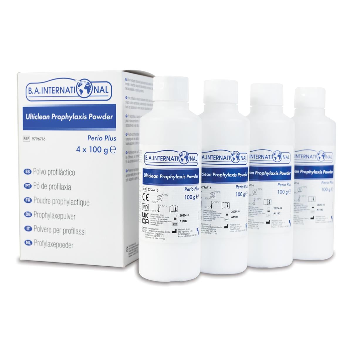 Ulticlean Prophylaxis Powder Perio Plus - Neutral, 4x 100 g