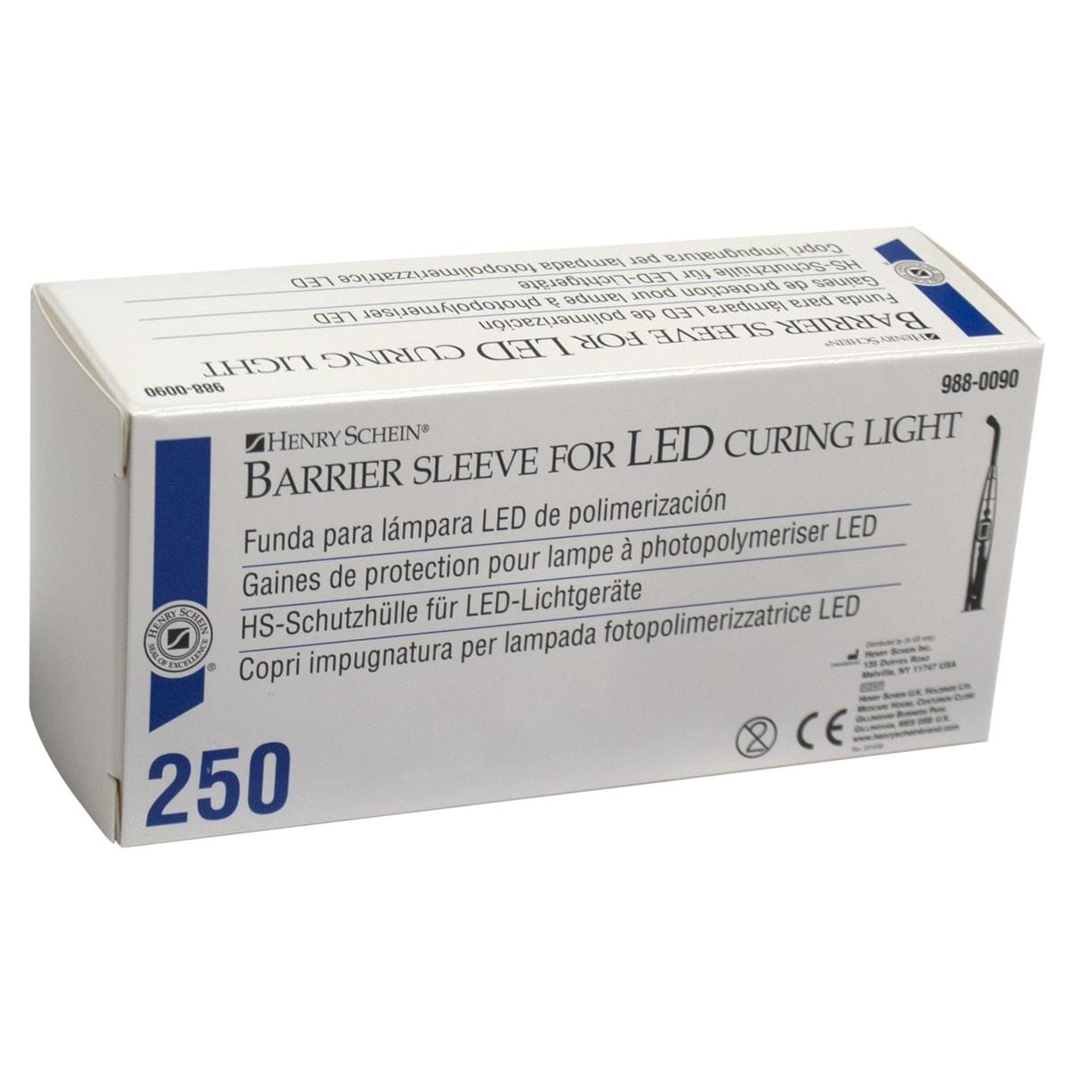 Hygienehoezen - Pen style LED Curing light sleeves, 250 stuks