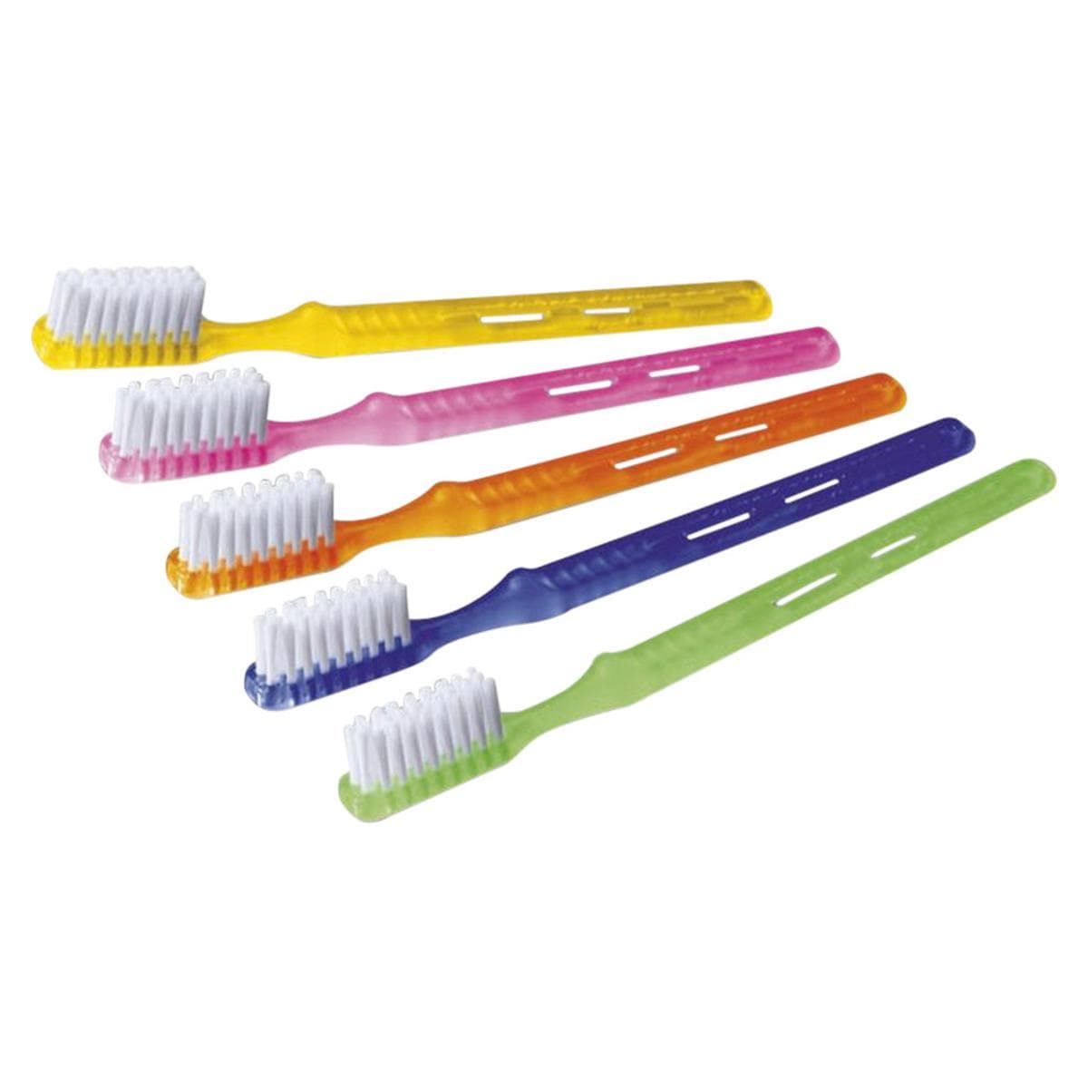 Disposable tandenborstels met tandpasta - Verpakking, 100 stuks