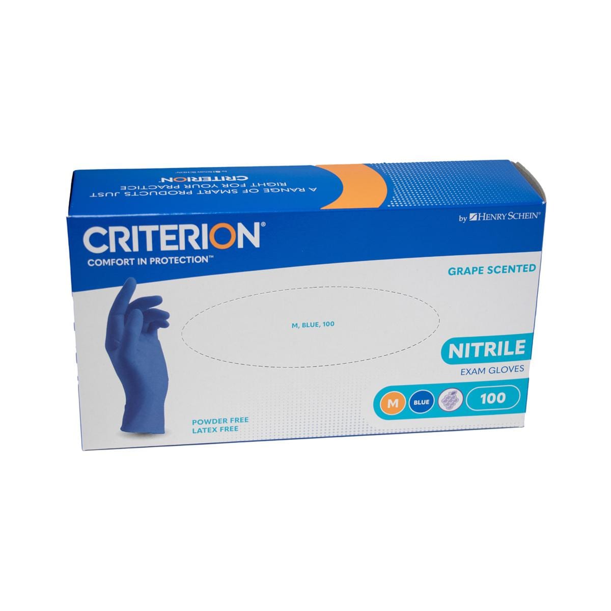 Criterion Nitrile Exam Grape Scented Gloves - M - 100 stuks