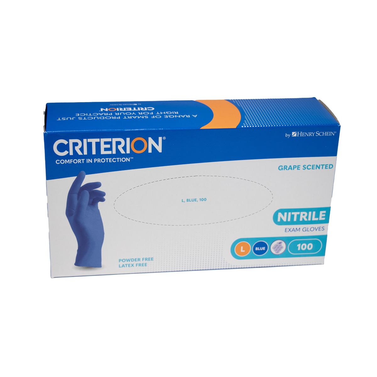 Criterion Nitrile Exam Grape Scented Gloves - L - 100 stuks
