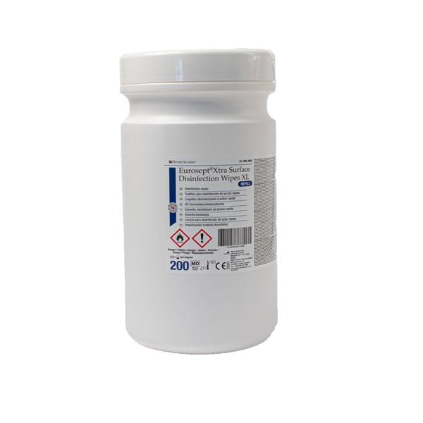 Eurosept Xtra Surface Disinfection Wipes S - 200 wipes (20 x 20 cm) + dispenser