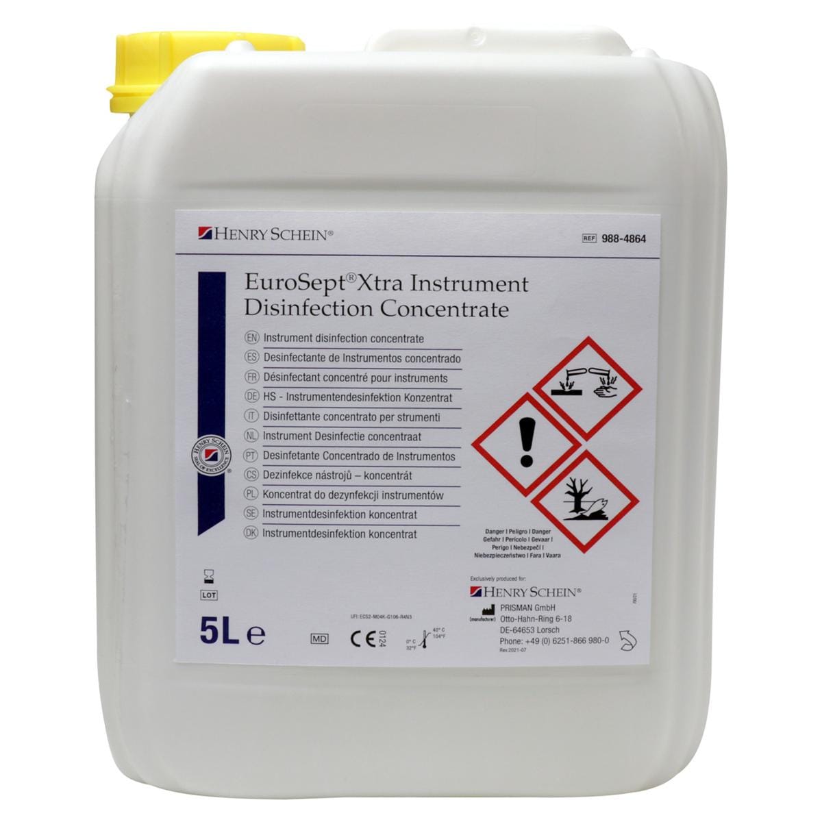 EuroSept Xtra Instrument Desinfectie Concentraat - Can, 5 liter