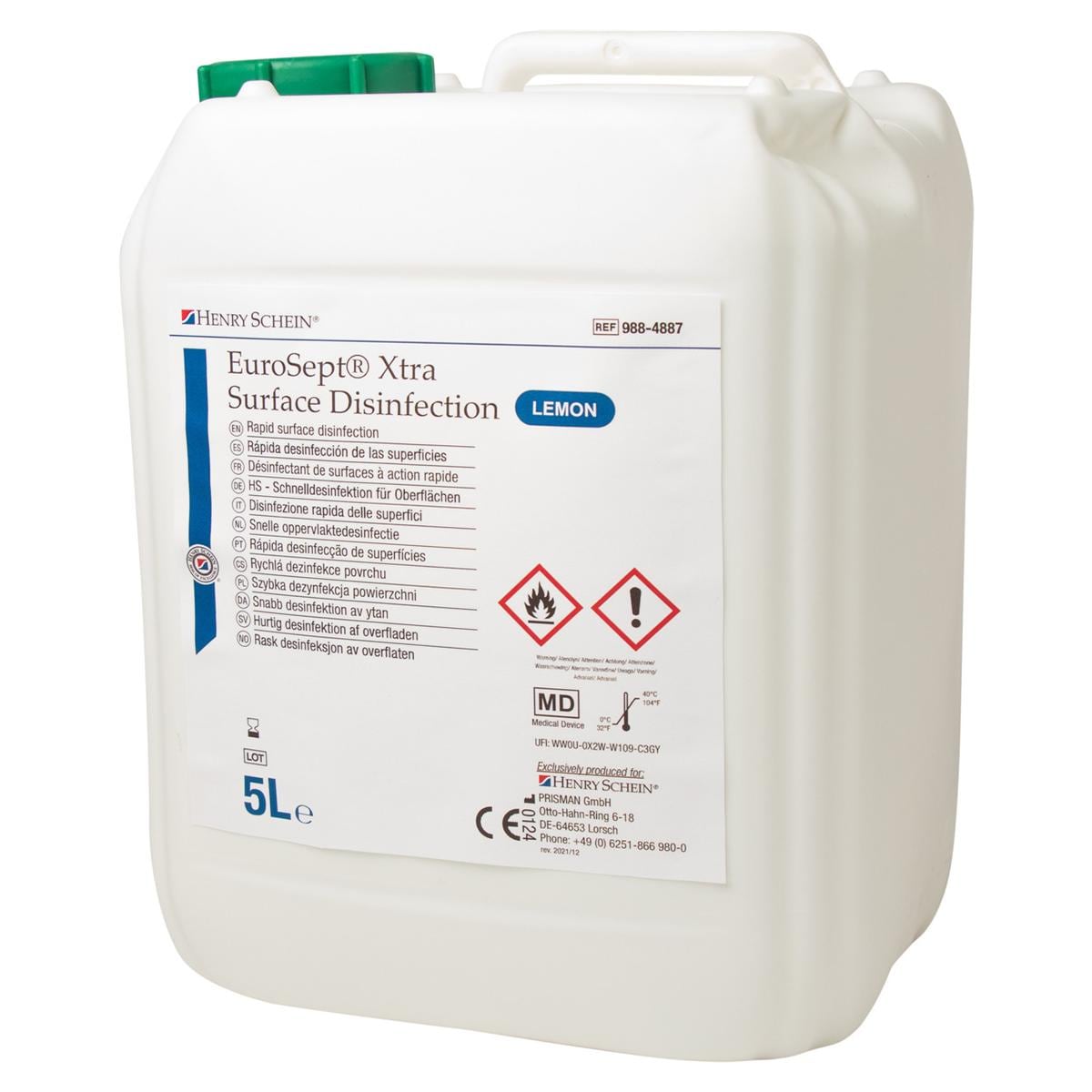 HS Eurosept Xtra Surface Lemon - 5 L, per kan