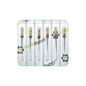 EdgeFile X7 taper .04 Assortiment (steriel verpakt) - 25 mm (ISO 20,25,30) elk 2 stuks