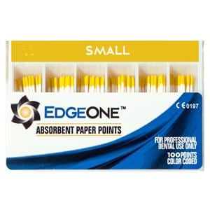 EdgeOne Absorbent Paper Points - Small (geel), 100 stuks