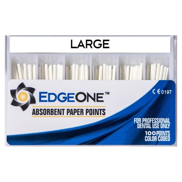 EdgeOne Absorbent Paper Points - Large (wit), 100 stuks