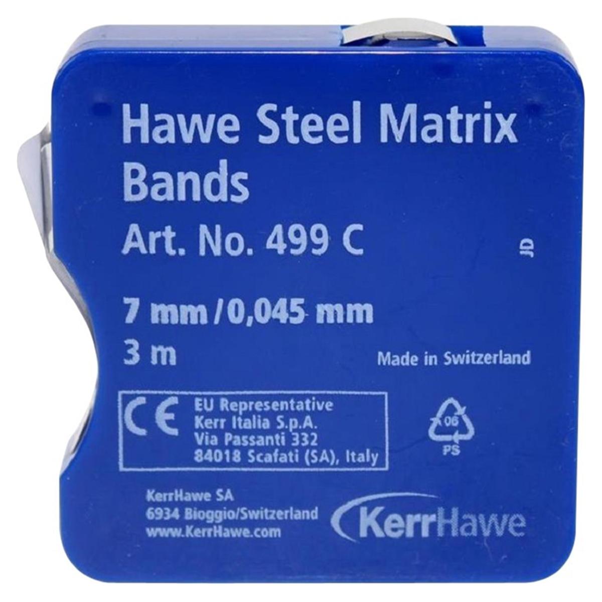 Hawe Steel Matrix Bands - 499 C, 7 mm 0,045 mm