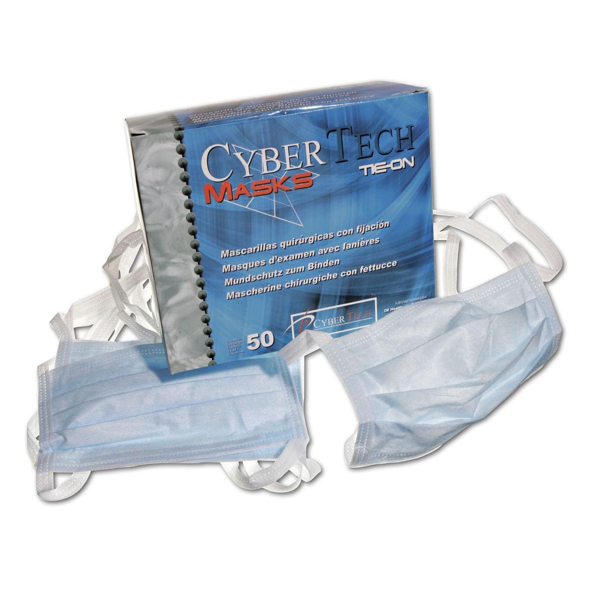 CyberMasks Tie-on - Wit